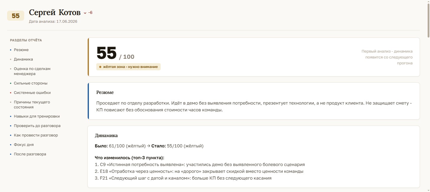 Филин - личный кабинет для ниши «Кастомная разработка»